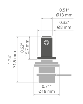 Aufhängeelement FI-8-LIN-BOX-Z für ALU-Profil W-BOX-Z mit Stromversorgung